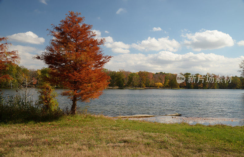 W. Keith Ruble湖，福勒公园，特雷霍特，印第安纳州